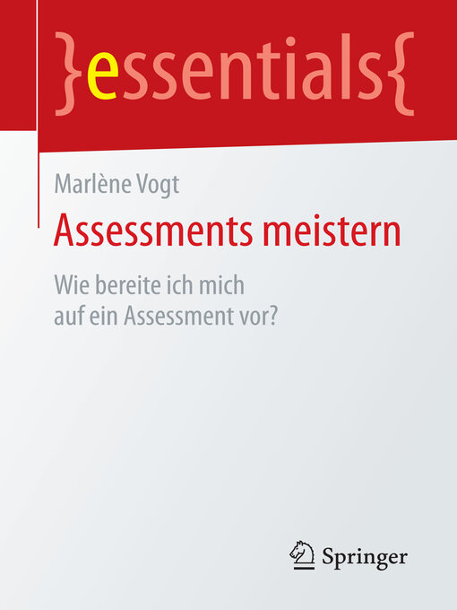 Title details for Assessments meistern by Marlène Vogt - Available